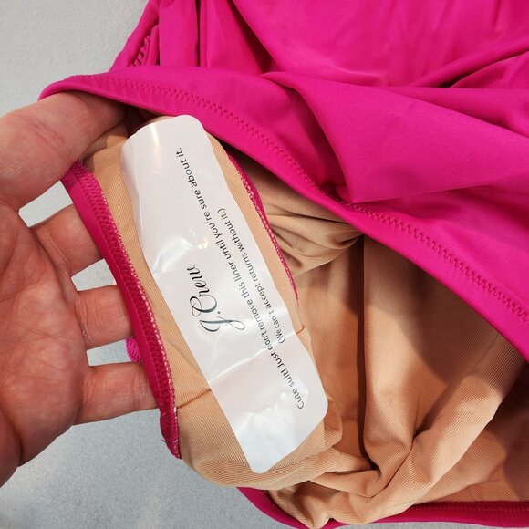 J. Crew NEW Women's Ruched V-neck Swimsuit One-Piece Vacation Boho Beach Swim 16 - Picture 11 of 12